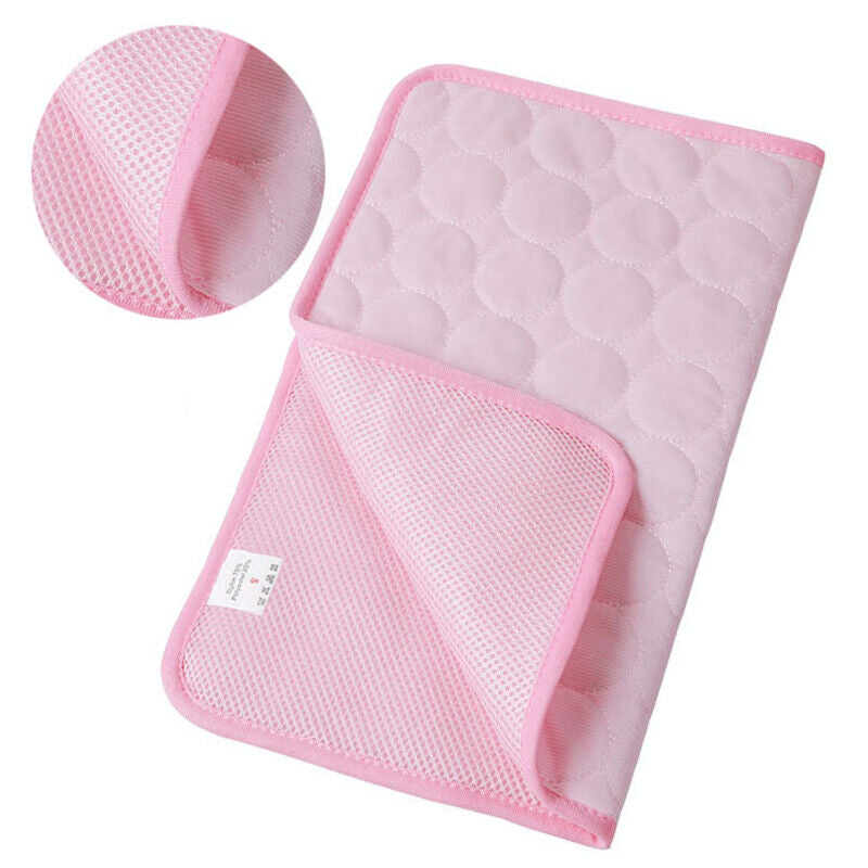 Pet Cooling Mat Cool Pad Cushion Dog Cat Puppy Blanket for Summer Sleeping Bed