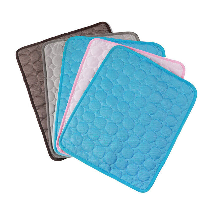 Pet Cooling Mat Cool Pad Cushion Dog Cat Puppy Blanket for Summer Sleeping Bed