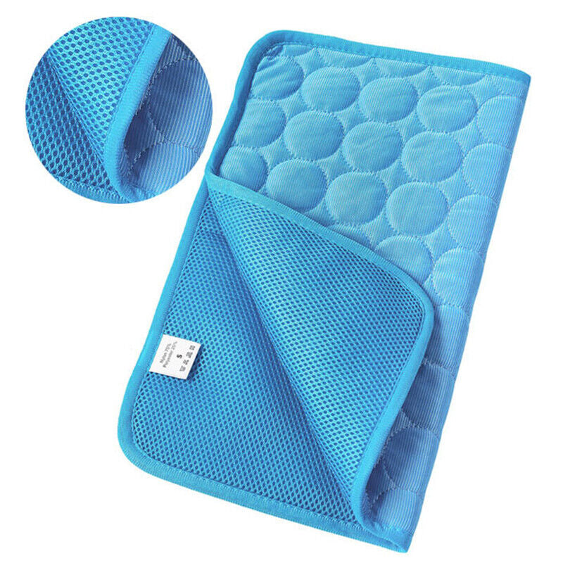Pet Cooling Mat Cool Pad Cushion Dog Cat Puppy Blanket for Summer Sleeping Bed